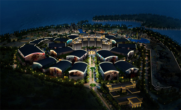 海南?；◢u影視基地戶外照明工程