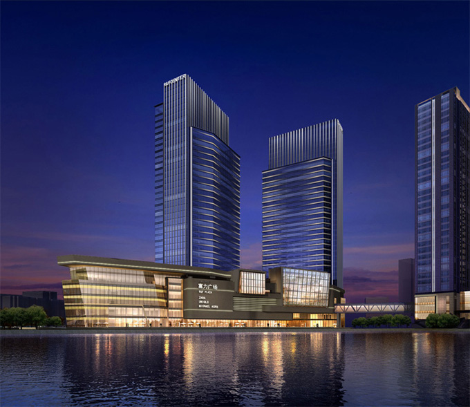 北京富力通州運(yùn)河項目C系列裙房建筑照明工程